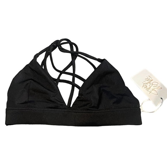 Joues De Sable X REVOLVE Swim Megan Bikini Top in Black Women's Size XS NWT - Picture 5 of 8